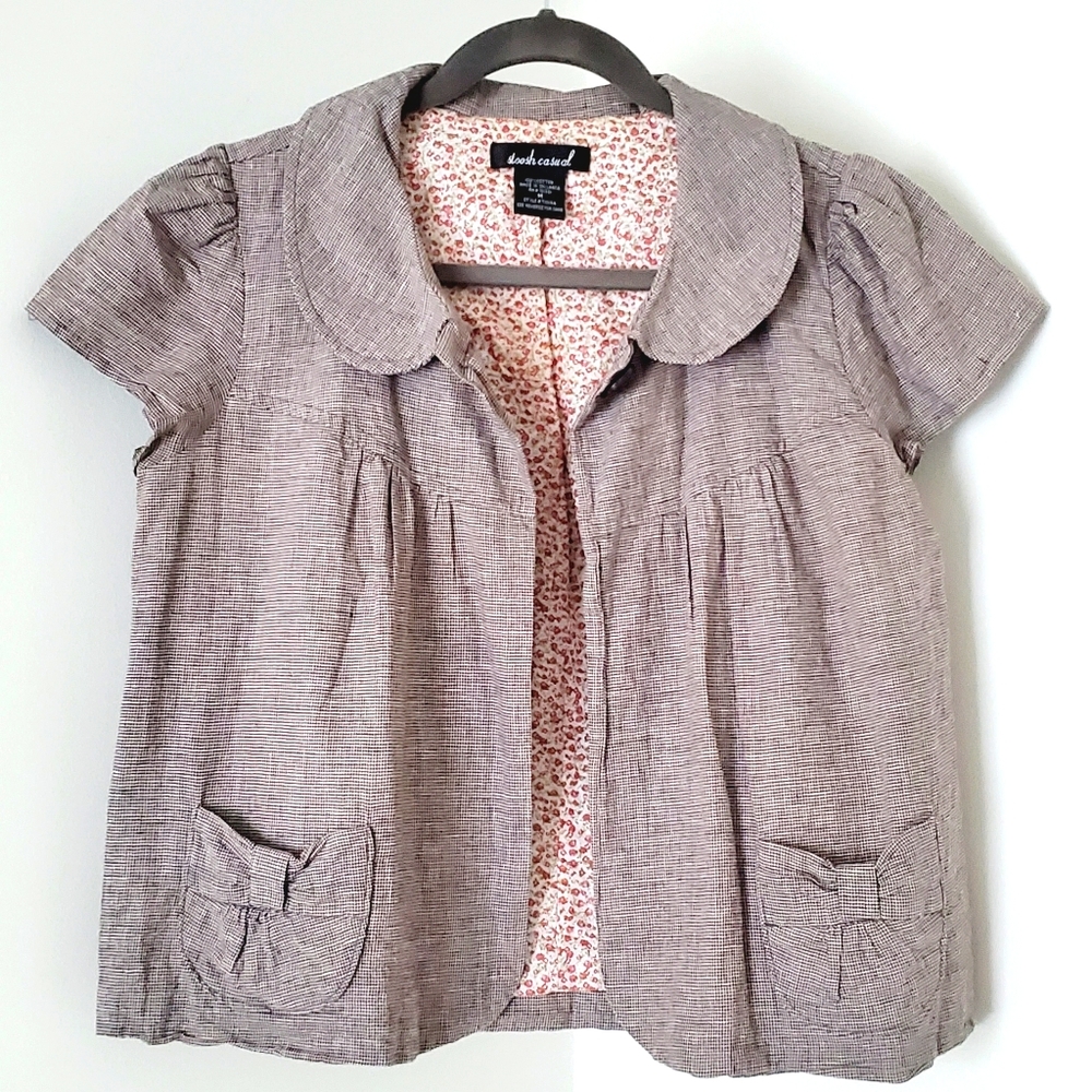 Short sleeve blazer